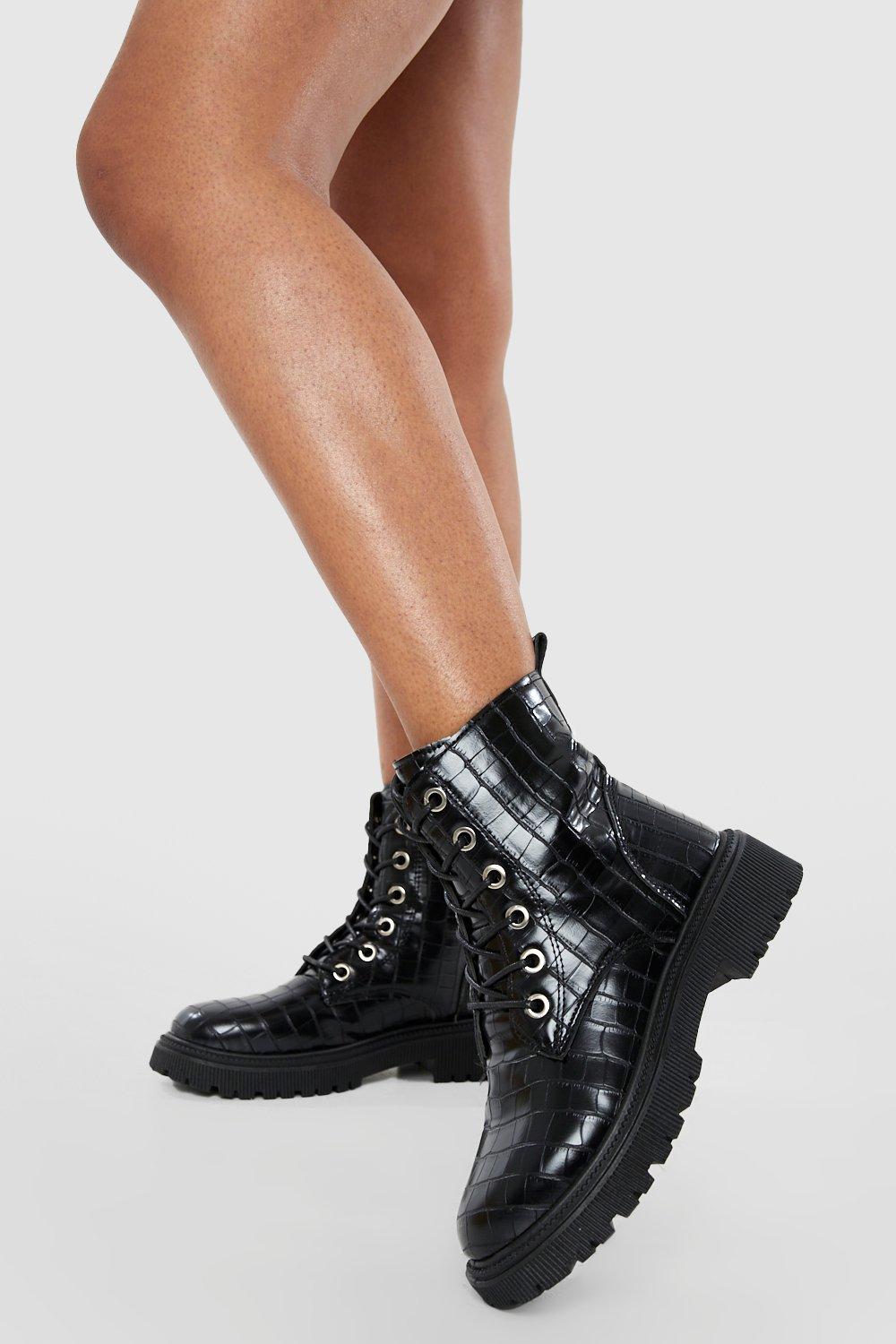 Botas militares online cocodrilo